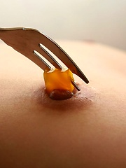 Sweet tasties from hot asian body