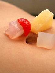 Sweet tasties from hot asian body