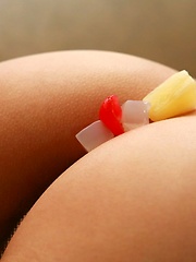 Sweet tasties from hot asian body