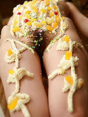 Sweet tasties from hot asian body