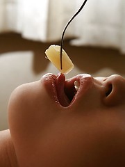 Sweet tasties from hot asian body