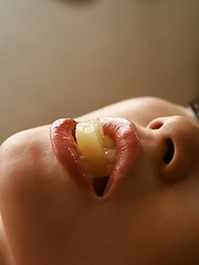 Sweet tasties from hot asian body