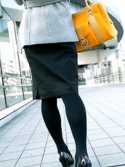 Slutty Mariko shows off her dark round nipples