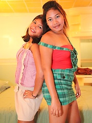Two naughty Filipinas enjoy together