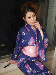 Alluring Yuka Kurosawa strips and teases good
