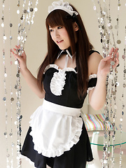 Japanese maid Tsubasa Sakurai