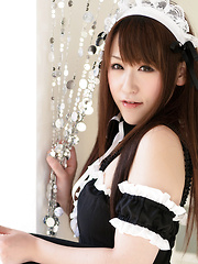 Japanese maid Tsubasa Sakurai